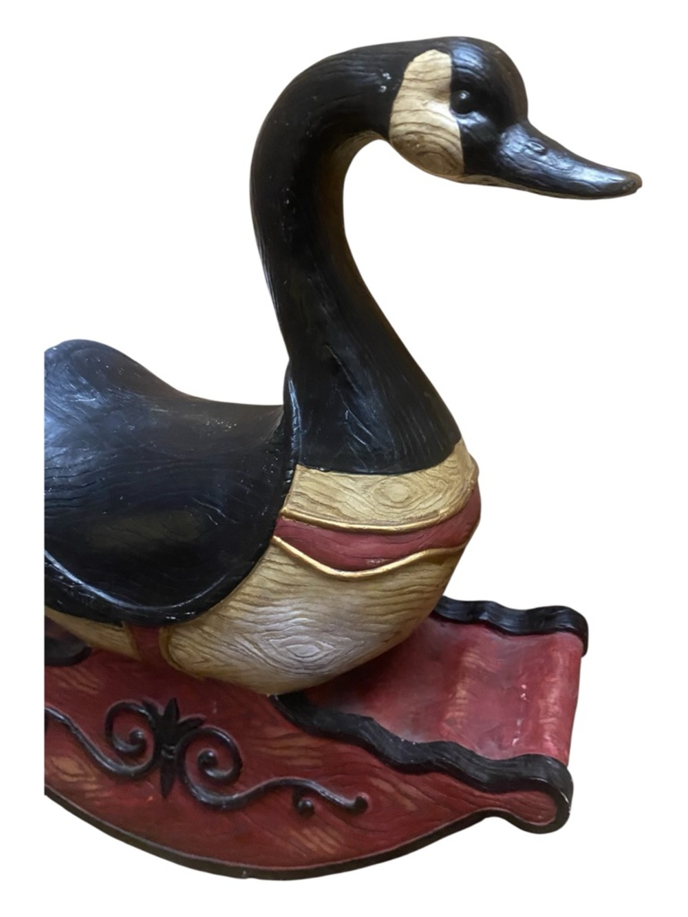 Vintage Canadian Goose Folk Art Rocking Chair By Jaimy Cottage Core Nursery Toy - Picture 3 of 12